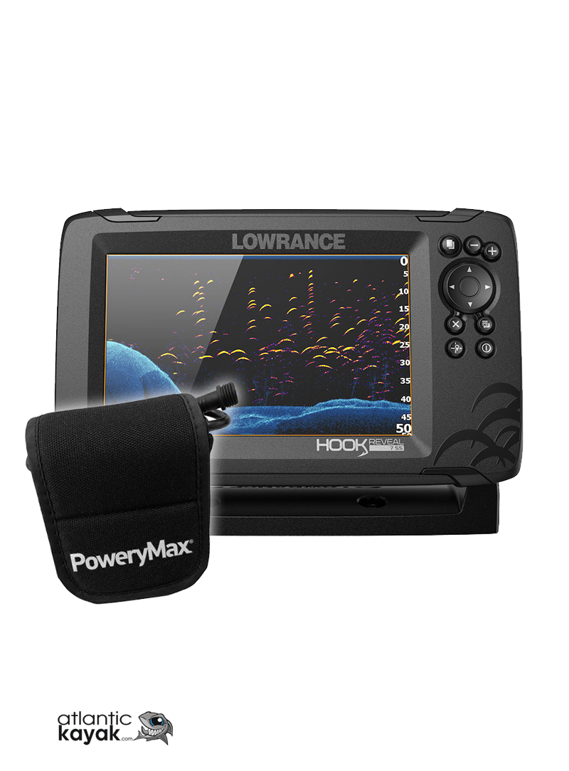 PROBE GPS PLOTTER LOWRANCE HOOK REVEAL 7 TRIPLESHOT + POWERYMAX 5
