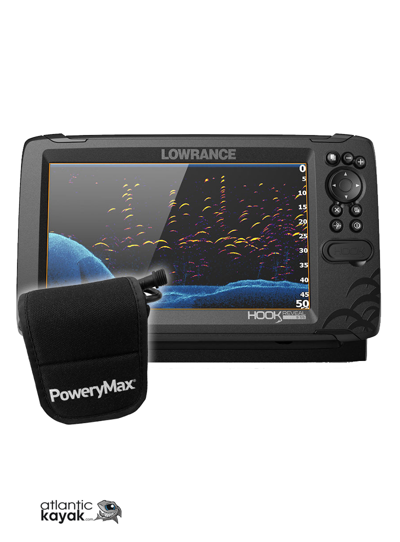 PROBE GPS PLOTTER LOWRANCE HOOK REVEAL 7 HDI 50/200/DOWNSCAN 600W + POWERY  MAX 5