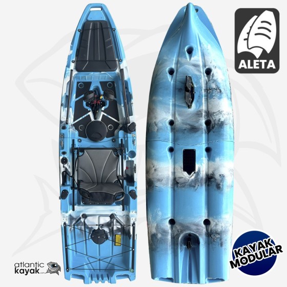 Kayak a pedales Tikal porto para pesca y paseo