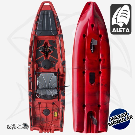 Kayak a pedales Tikal porto para pesca y paseo