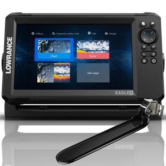 Lowrance Eagle 9 con Transductor de popa TripleShot HD