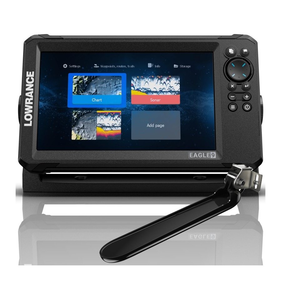 Lowrance Eagle 9 con Transductor de popa TripleShot HD