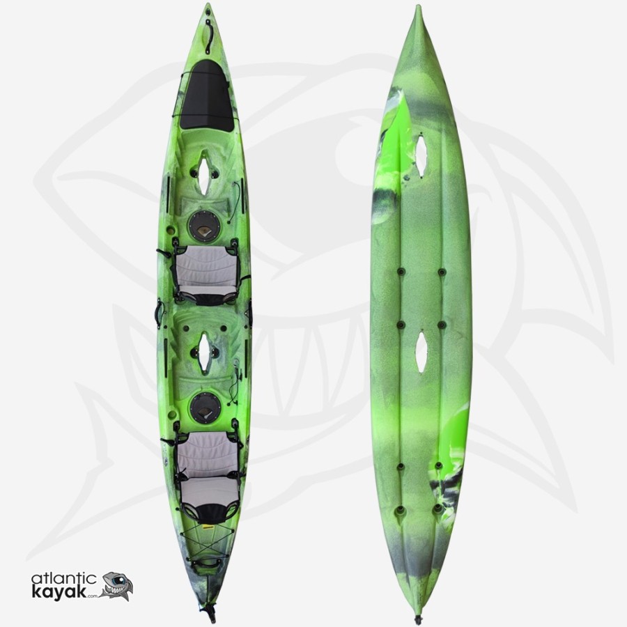 Kayak doble con pedales Inuit Doble para travesia pesca y paseo