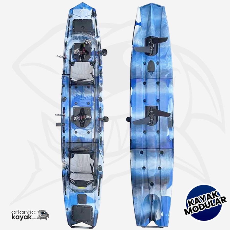 Kayak a pedales desmontable Inuit Modular Doble Mogan