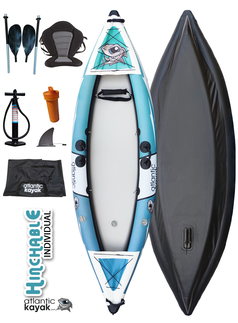 Kayak hinchable individual de alta presión con DopStich
