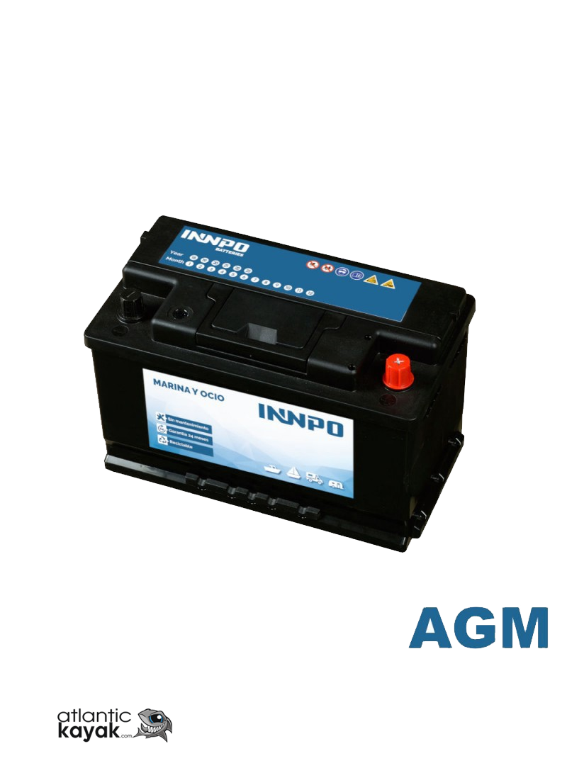INPO AGM 80AH MARINE BATTERY AND LEISURE