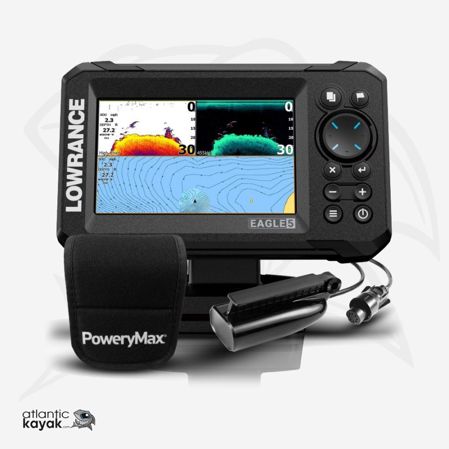 Lowrance Eagle 5 con Transductor SplitShot + Powery PX5