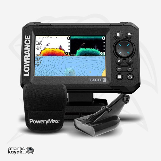 Lowrance Eagle 5 con Transductor HDI 50/200 Downscan + Powery PX5